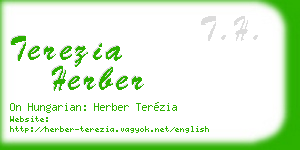 terezia herber business card